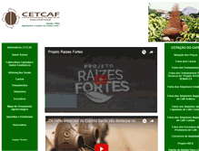 Tablet Screenshot of cetcaf.com.br